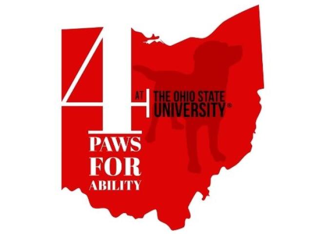 4 Paws For Ability at Ohio State Logo