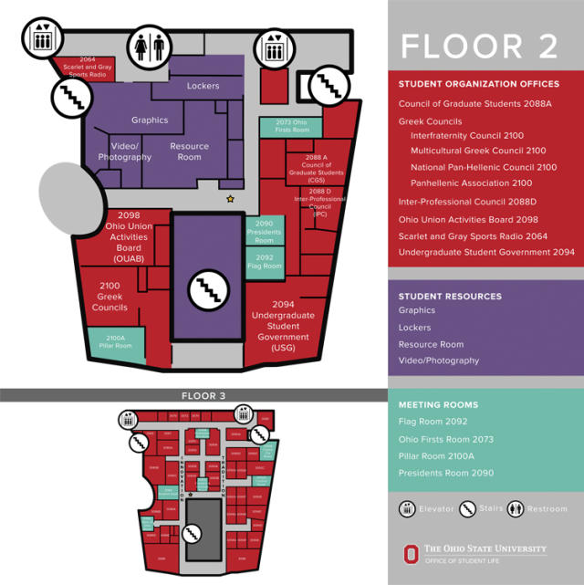 KBK Center 2nd Floor Map