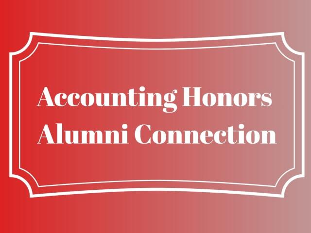 Accounting Honors Alumni Connection Logo