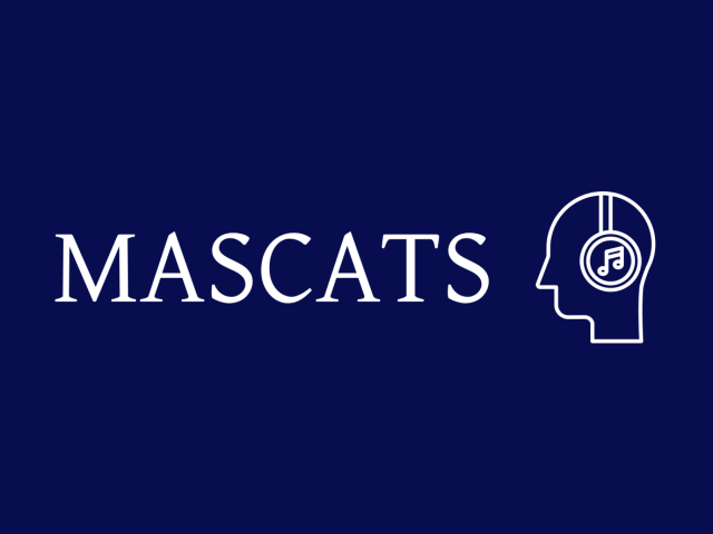 Music & Science Colloquium and Teaching Series (MASCATS) Logo