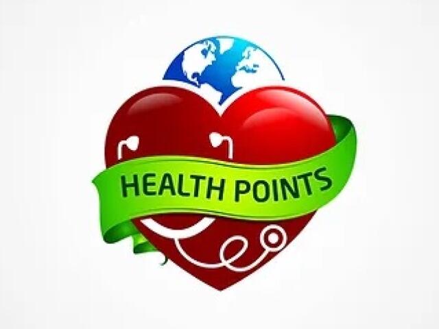 Health Points: Pre-Health Connections & Volunteering Logo