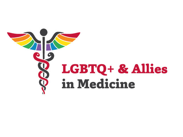LGBTQ+ & Allies in Medicine logo
