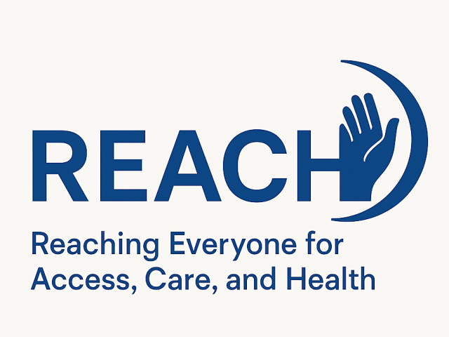 REACH: Reaching Everyone for Access, Care, and Health  Logo