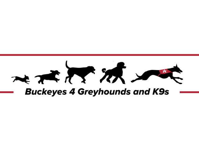 Buckeyes 4 Greyhounds and K9s Logo