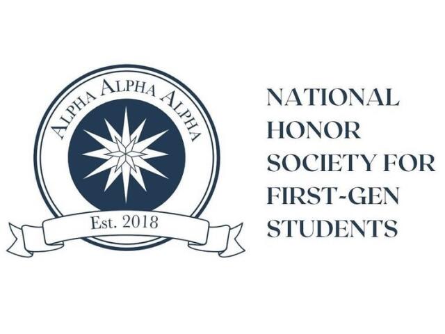 Alpha Alpha Alpha First-Generation Honor Society Logo