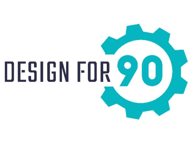 Design for 90 logo